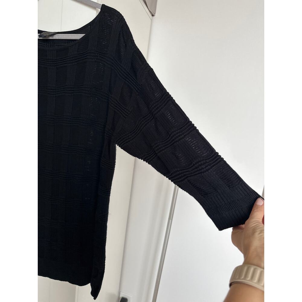 Pendleton Women’s Black Jamison Square Knit Pullo… - image 4